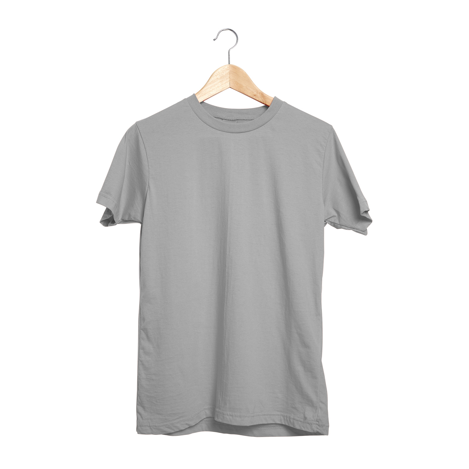 GRİ XXL SIFIR YAKA TİŞÖRT